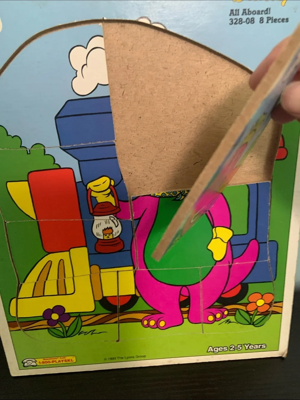 Barney All Aboard Puzzle 1993